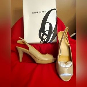 Nine west Karoo Heels , NEW IN BOX, SIZE 6.